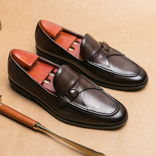 Zapatos de Cuero Premium con Cierre Fácil para Hombre - Image 6