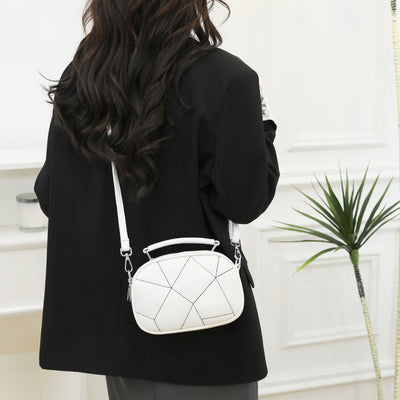 Bolso Pequeño Retro de Patchwork Trendy con Tres Capas - Image 4
