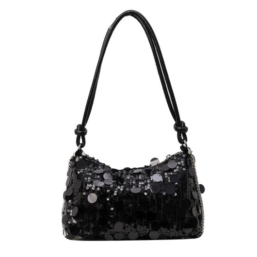 Bolso Bandolera Mujer con Cadena y Lentejuelas Brillantes - Image 5
