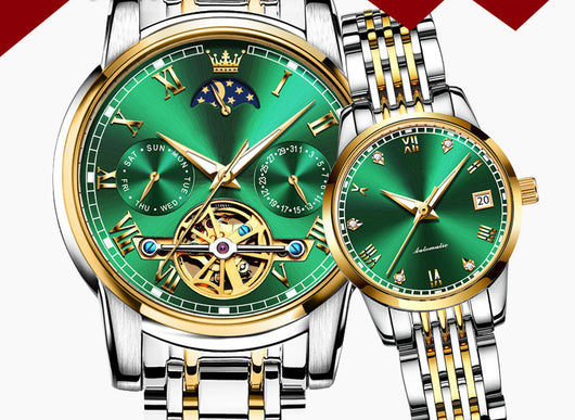 Pareja de Relojes Mecánicos Automáticos Sincronizados - Image 24