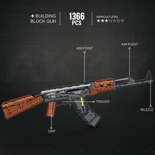 Juego de Construcción Militar AK47 - Bloques Educativos para Niños - Image 3