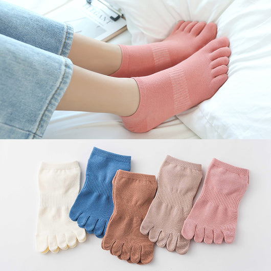Calcetines de Algodón con Dedos Separados - Altura Media para Mujer - Image 15