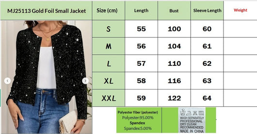 Cardigan Elegante con Detalles en Dorado para Mujer - Image 14