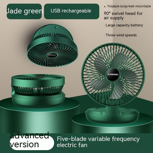 Ventilador Portátil Recargable con Luz Nocturna - Diseño Infantil para Escritorio y Cabecera - Image 20