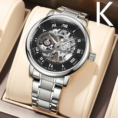 Reloj Automático Mecánico para Hombre Sumergible con Diseño Esqueletado - Image 9