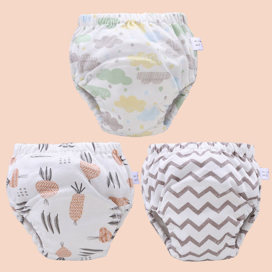 Barrera Absorbente de Algodón Reutilizable Impermeable para Bebés