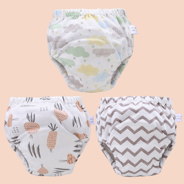 Barrera Absorbente de Algodón Reutilizable Impermeable para Bebés
