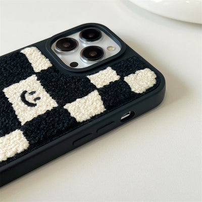 Funda para Teléfono Patrón Ajedrez Blanco y Negro - Image 14