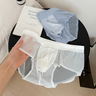 Calzoncillos Triangle Ice Silk Transpirables para Hombre - Image 20
