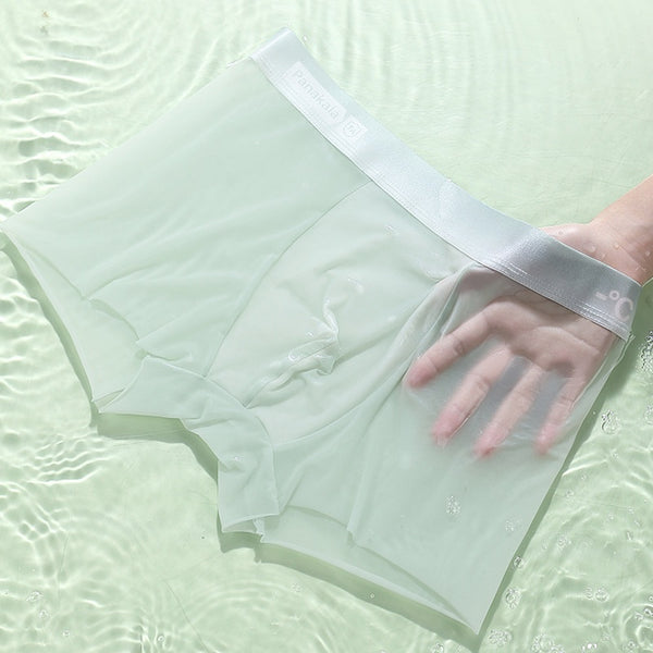 Bóxers Hombre Seda de Hielo Ultra Delgados Transpirables