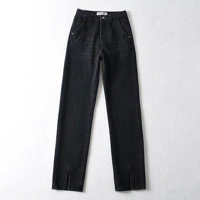 Pantalón Retro Importado Cintura Alta Slim Ajustado - Image 4
