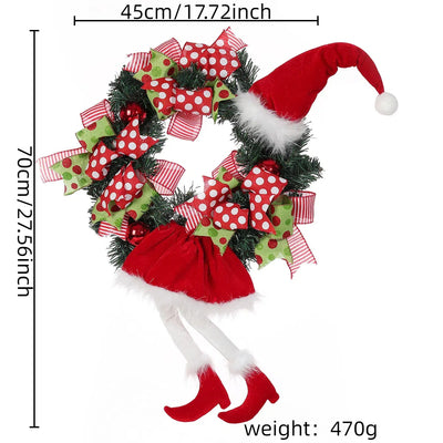 Adorno Navideño Duende con Piernas Largas para Árbol de Navidad - Image 7