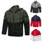 Chaqueta Casual para Hombre con Cuello de Pie y Capucha