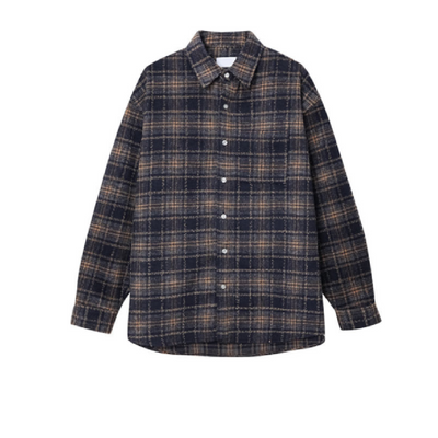 Camisa de Cuadros en Lana de Manga Larga - Image 11