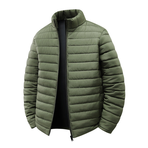 Abrigo de Invierno Unisex Acolchado con Cuello Alto - Resistente al Viento