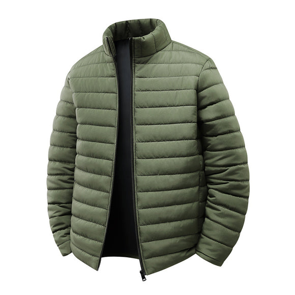Abrigo de Invierno Unisex Acolchado con Cuello Alto - Resistente al Viento