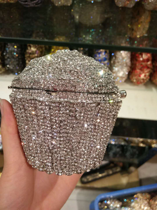 Bolsa de Hielo para Postres con Diamantes de Metal - Elegancia para Banquetes - Image 18