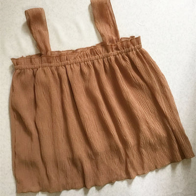 Blusa Suelta de Gasa para Mujer - Camisola Elegante de Manga Corta - Image 10