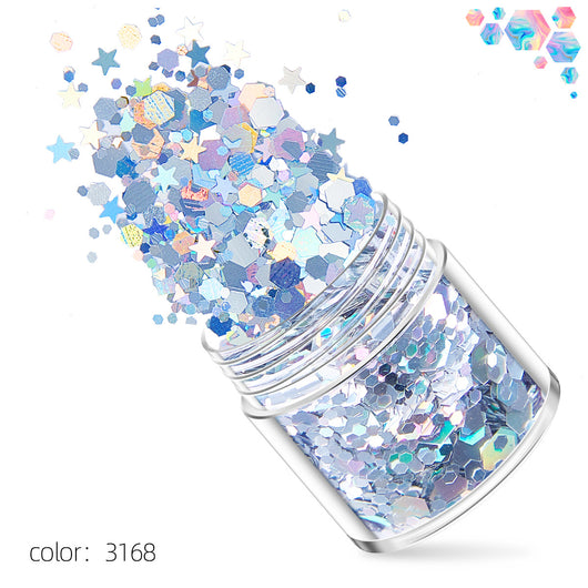 Lentejuelas Láser Pentágono para Uñas - Brillos de Joyería Profesional - Image 27