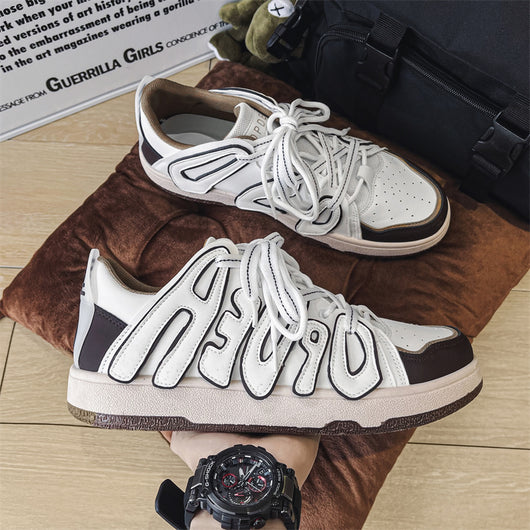 Zapatillas Urbanas Unisex con Letras - Diseño Minimalista Low-Top - Image 19