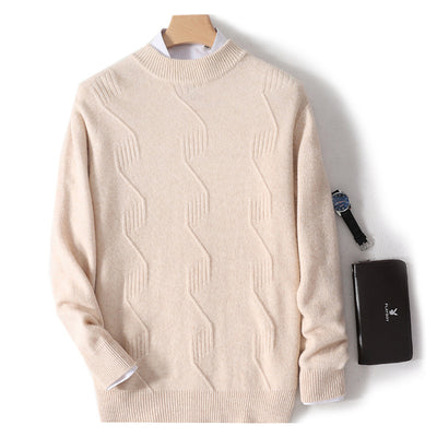 Suéter Grueso de Cuello Alto para Hombre - Abrigo Cálido de Invierno - Image 6