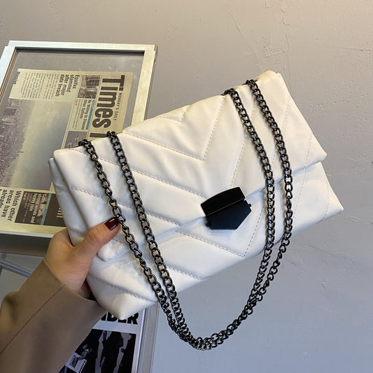 Bolso Bandolera Estilo Occidental con Cadena - Diseño Creativo para Otoño e Invierno