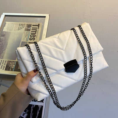 Bolso Bandolera Estilo Occidental con Cadena - Diseño Creativo para Otoño e Invierno