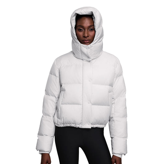 Abrigo de Plumas de Pato Blanco Desmontable con Capucha para Mujer - Invierno Cálido y Elegante - Image 4