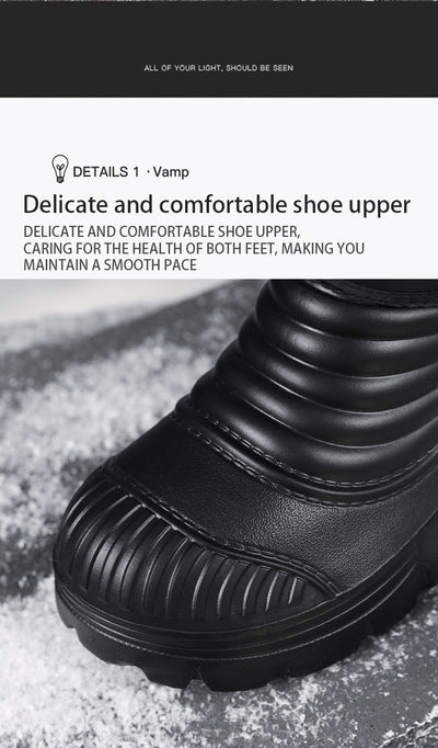 Botas de Nieve para Hombre Talla Grande con Forro Polar - Calidez Extrema - Image 10