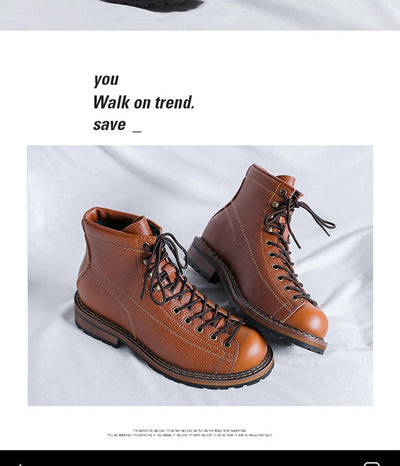 Botas Martin Altas Estilo Británico para Hombre - Image 18