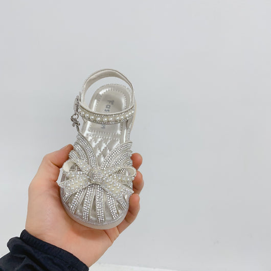 Sandalias Princesa con Moño y Strass Brillante - Image 3