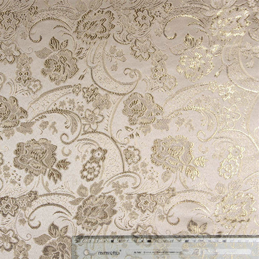 Tela Jacquard Dorada y Plateada en Poliéster - Image 16