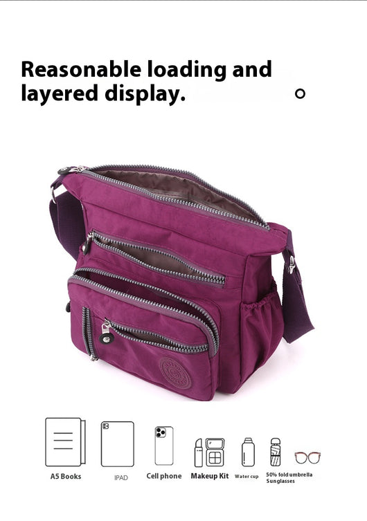 Bolsa Mensajero de Hombro Grande con Capacidad Expandible para Viajes - Image 18