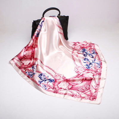 Pañuelo de Seda Estampado Cuadrado - Image 5