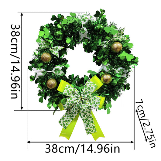Guirnalda Decorativa de Trébol Verde para Festival Irlandés - Image 6