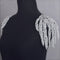 Personalized Maple Leaf Shoulder Bridal Tassel Pearl Accessories Diamond Patch 1PC