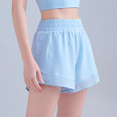 Shorts Deportivos Holgados con Tecnología Antibacteriana y Protección Anti-reflejo - Image 3