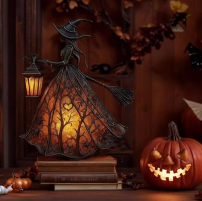 Lámpara de Bruja Halloween - Decoración de Mesa Iluminada - Image 5