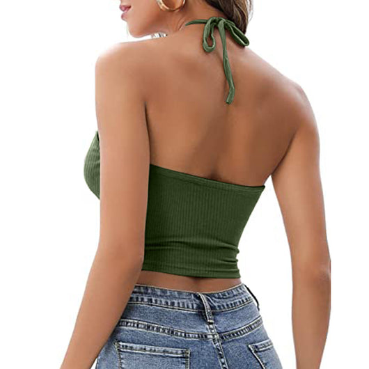 Top Halter Hueco Sexy para Mujer - Blusa Verano Elegante - Image 17
