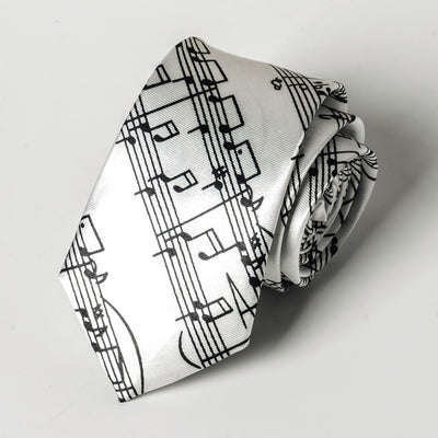 Corbata Angosta Notas Musicales 5cm - Diseño Personalizado Estudiante - Image 19