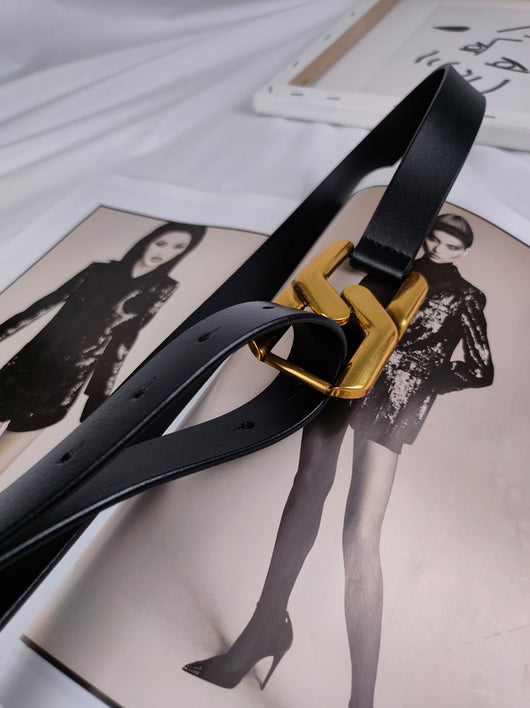 Cinturón de Cuero Negro Versátil - Image 9