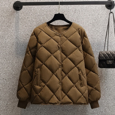 Chaqueta Corta Acolchada para Mujer Estilo Coreano Ligera - Image 4