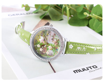 Reloj de Cerámica Suave Estilo Mori Girl Luminoso Resistente al Agua - Image 9