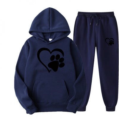 Conjuntos de Sudaderas Estampadas para Hombre y Mujer - Otoño e Invierno - Image 13