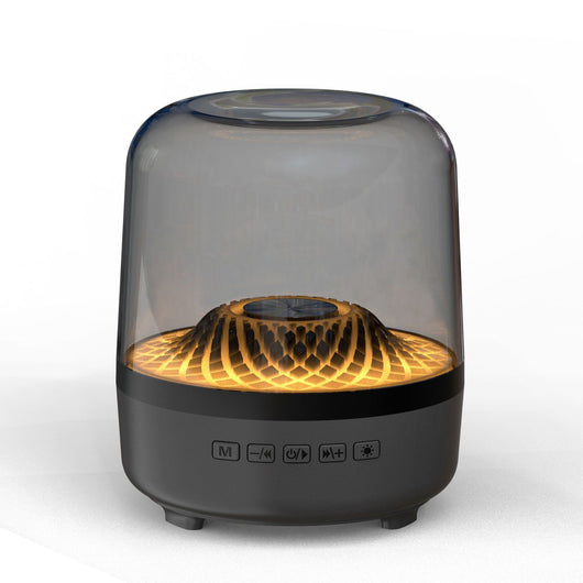 Subwoofer de Escritorio Bluetooth Negro y Oro - Image 9