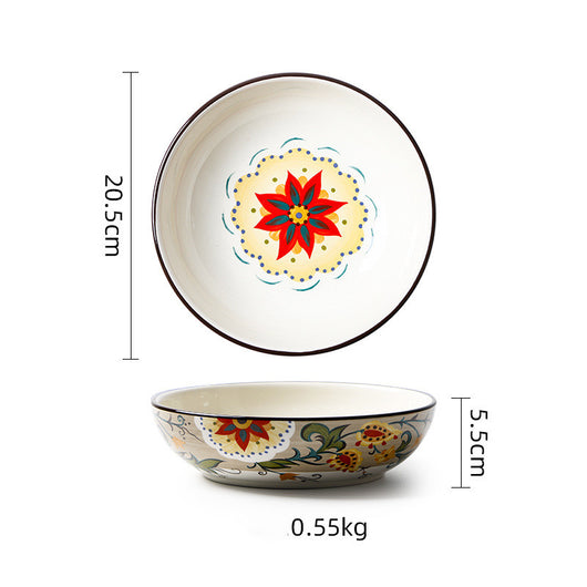 Plato de Cerámica Pintado a Mano 20 cm - Diseño Artesanal Único - Image 7