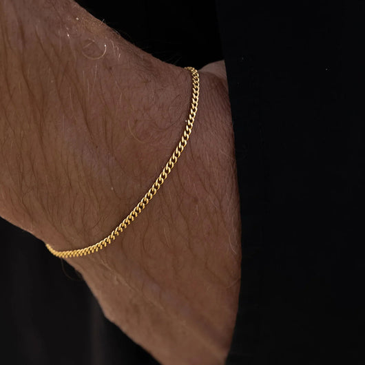 Pulsera Cubana de Acero Inoxidable para Hombre - Ajustable y Resistente al Desvanecimiento - Image 9