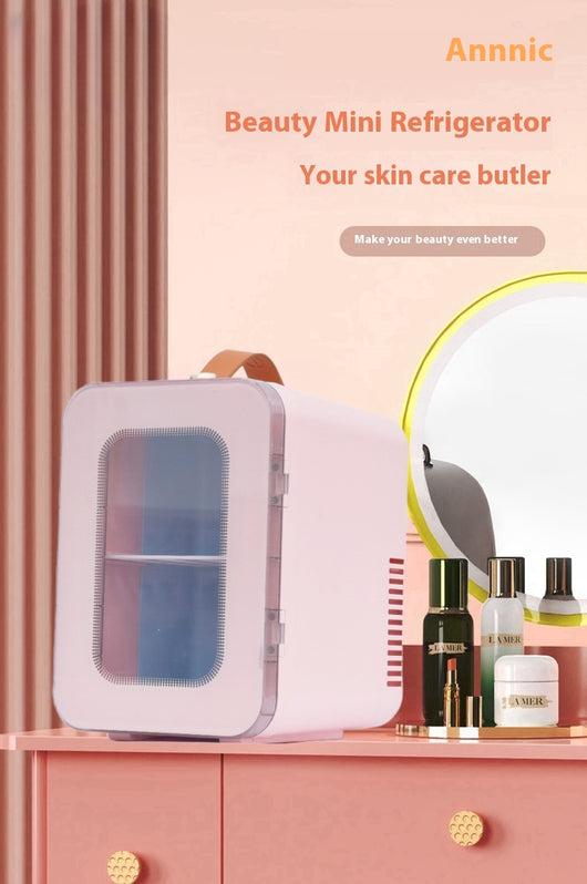 Minirefrigerador de Belleza Dual Temperatura con Puerta Transparente - Image 12