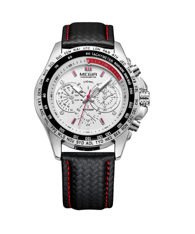 Reloj Deportivo para Hombre con Diseño Luminoso de Tres Ojos - Image 9