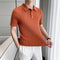 Camiseta Ejecutiva Jacquard de Manga Corta para Hombre
